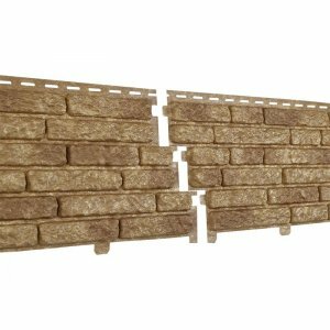 Фасадная панель Stone House Кварцит, темно-бежевый